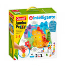 Quercetti Jumbo Insteek Pinnen, 45dlg.