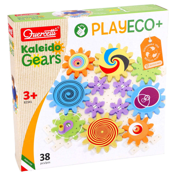 Quercetti Kaleido Gears Play Eco Tandwielenset, 38dlg.