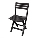 Pro Garden Komodo Opklapbare Tuinstoel 44x41x78 cm Zwart
