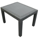 Rotanlook Tuintafel Jack 59x46x40 cm Antraciet