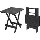 Pro Garden Inklapbare Tuintafel 79x72x92 cm Zwart