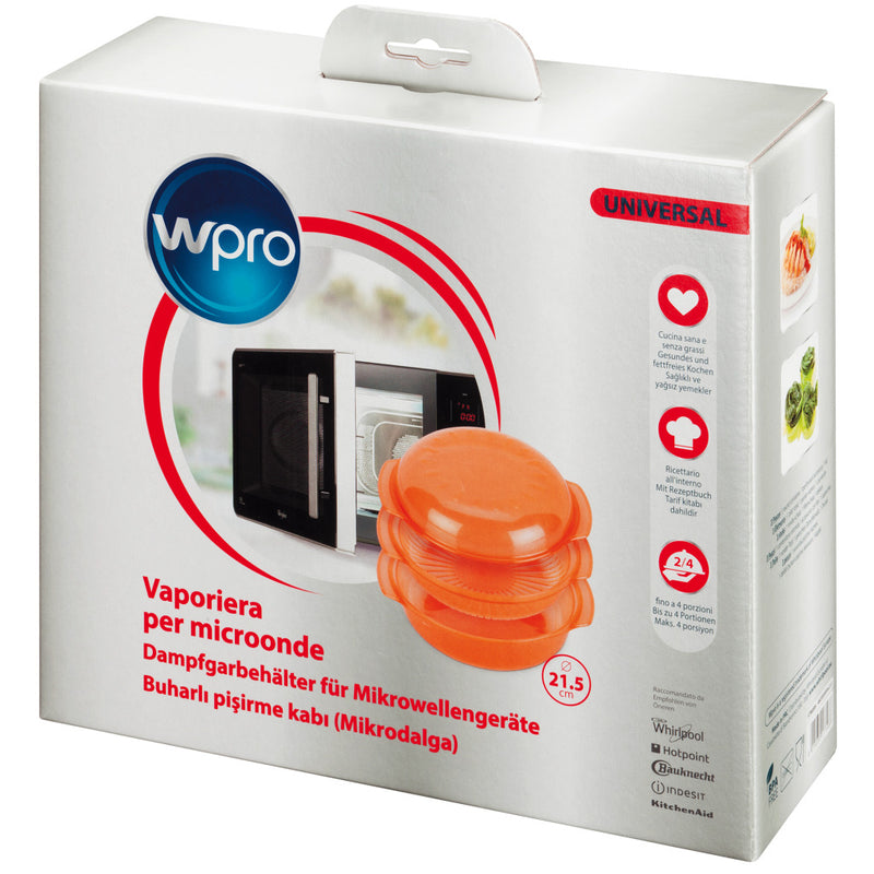 WPRO Stoomschotel voor Magnetron Rond