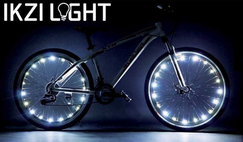 Wielverlichting IKZI voor 2 wielen - rode leds