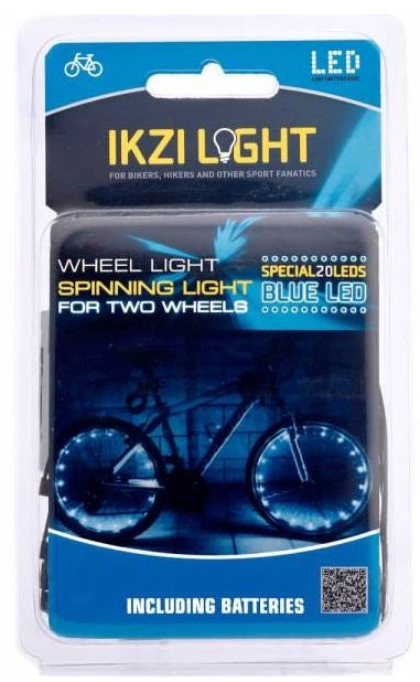 Wielverlichting IKZI voor 2 wielen - groene leds