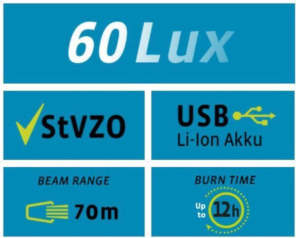 Koplamp VDO Eco Light M60 USB