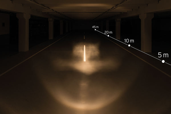 Halogeenkoplamp Busch & Müller Lumotec N2 17 Lux - Zwart