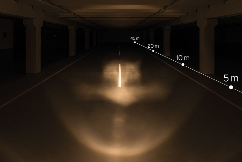 Halogeenkoplamp Busch & Müller Lumotec N2 17 Lux - Zwart