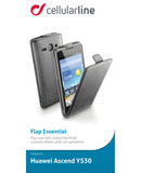 Cellular Line Cell Huawei Flip Ess. Zwart Y530