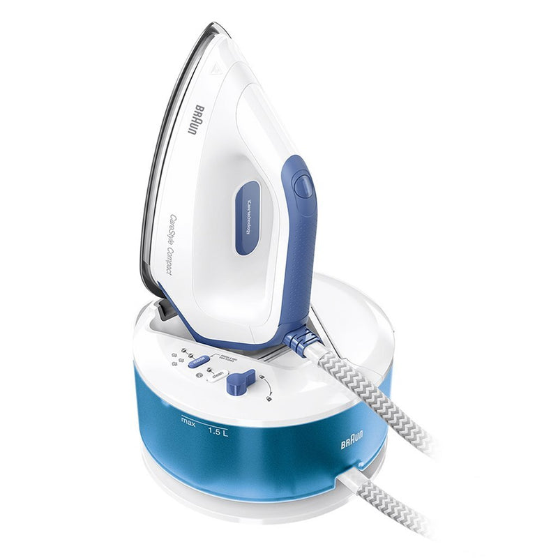 Braun IS2143BL CareStyle Compact Stoomgenerator Wit/Blauw