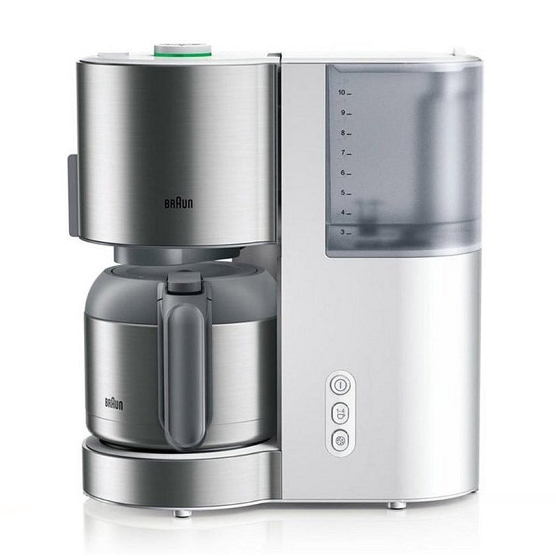 Braun KF 5105WH Domestic Home Koffiezetapparaat RVS/Wit