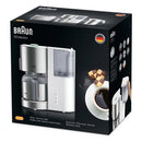 Braun KF 5105WH Domestic Home Koffiezetapparaat RVS/Wit