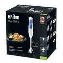 Braun MQ3035WH Multi Quick 3 Staafmixer + Accessoires Blauw/Wit