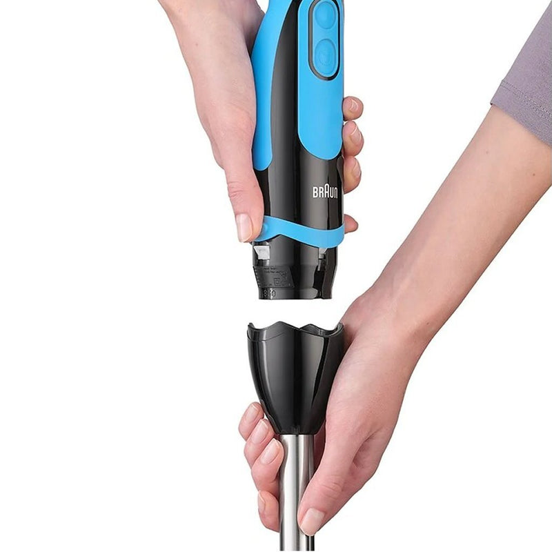 Braun MQ5264BKBL MultiQuick 5 Vario Fit Staafmixer Zwart/Blauw