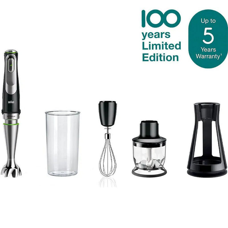 Braun MQ9125XS MultiQuick 9 Staafmixer Zwart/RVS