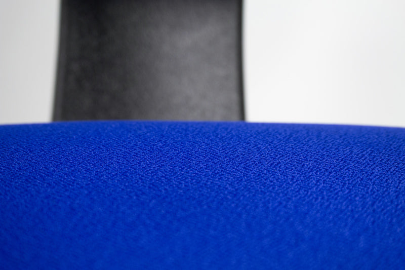Linea Fabbrica Tiger 01 Blauw/Blauw Bureaustoel met Armleuning