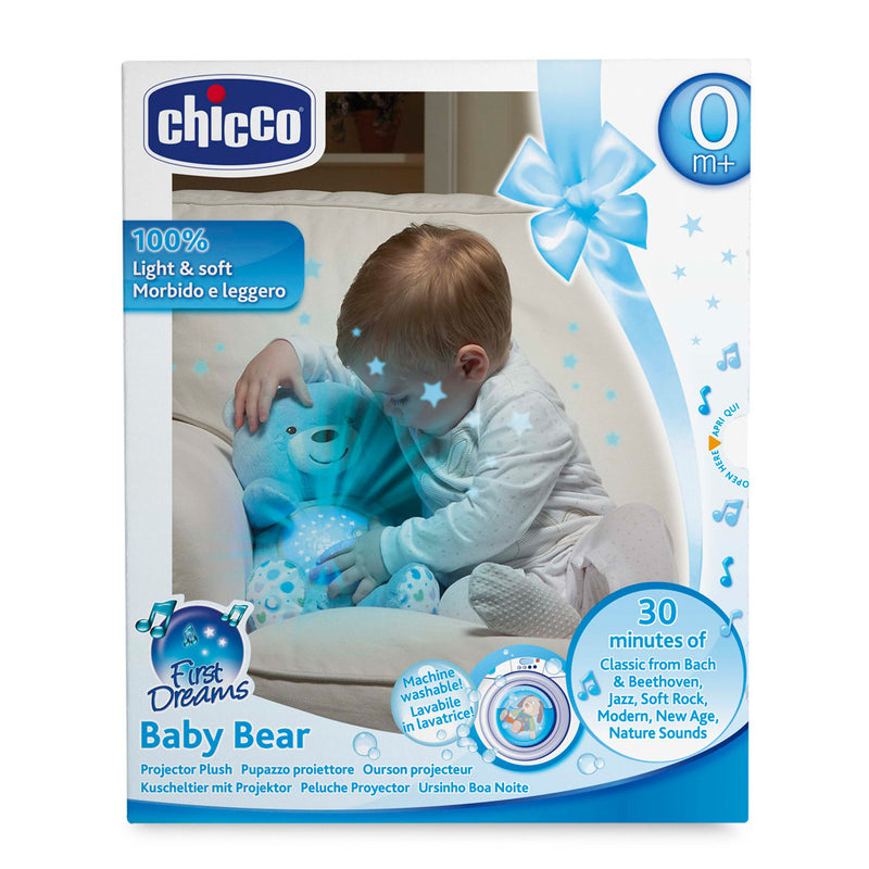 Chicco Knuffel Projector Baby Bear First Dreams Blauw