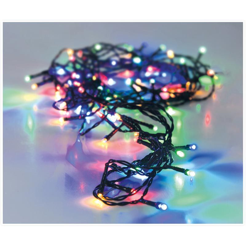 Kerstverlichting 120 led- 9m - multicolor - Timer - Lichtfuncties - Geheugen - Buiten