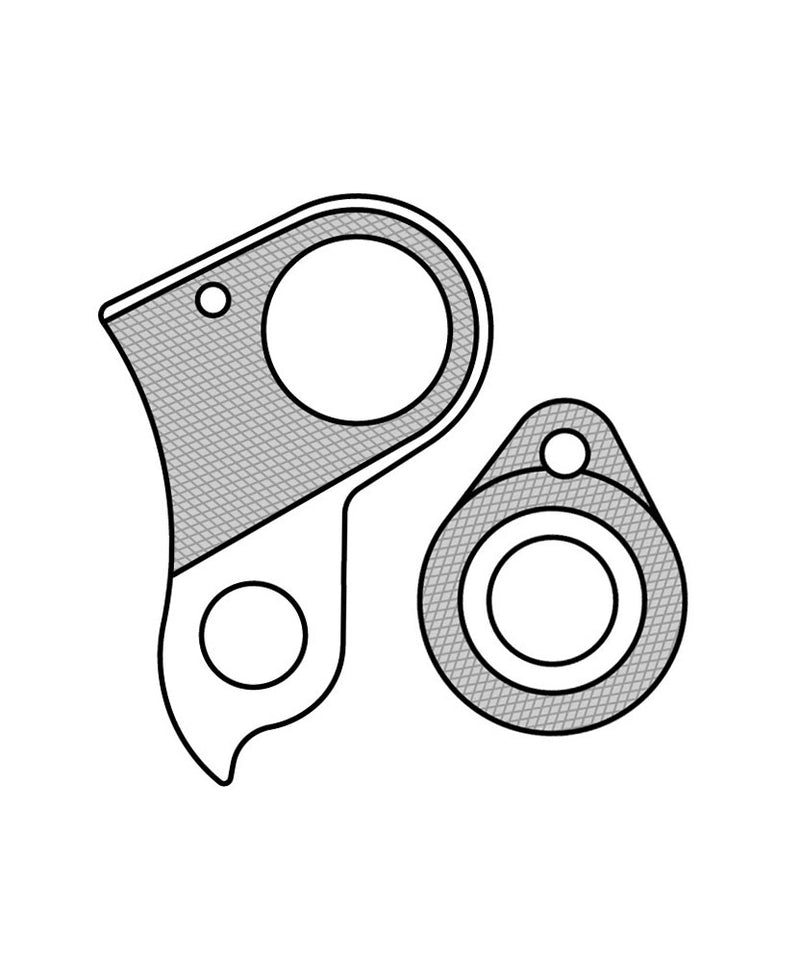 Derailleurpad Marwi GH-176 Cube (hanger + axle cap)
