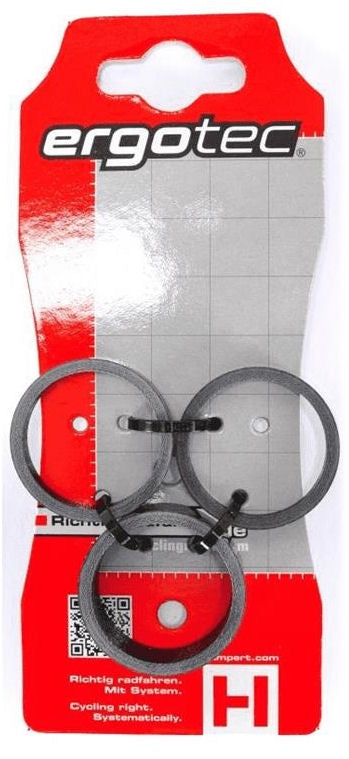 Balhoofd spacerset 1-1/8" (ø28.6) 3-delig 3/5/10mm Carbon