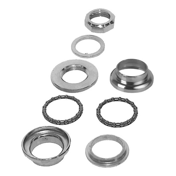 Balhoofd 1" Eco Ahead voor 25,4mm stuur (B1=30mm / B2=30mm) staal - zilver