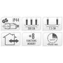 Kerstverlichting 180 led- 13.5m - three tone traditional - Timer - Lichtfuncties - Geheugen - Buite