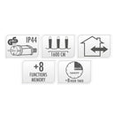 Microcluster - 800 led - 16m - two tone romantic - Timer - Lichtfuncties - Geheugen - Buiten