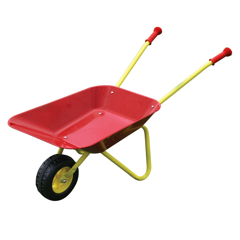 Metalen Kruiwagen Rood