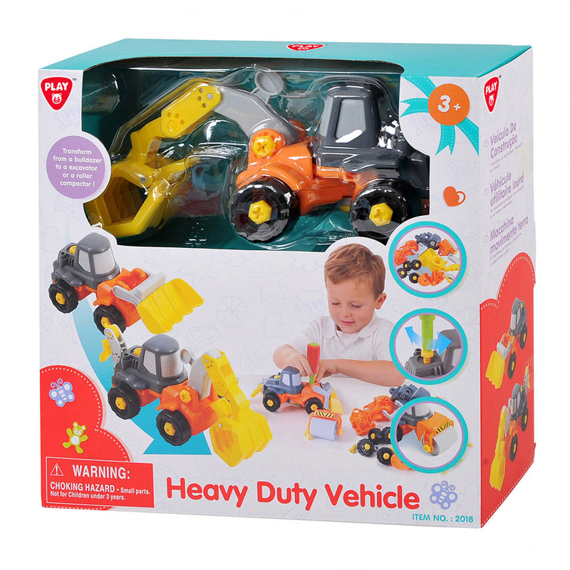 Play Constructieset - Werkvoertuigen