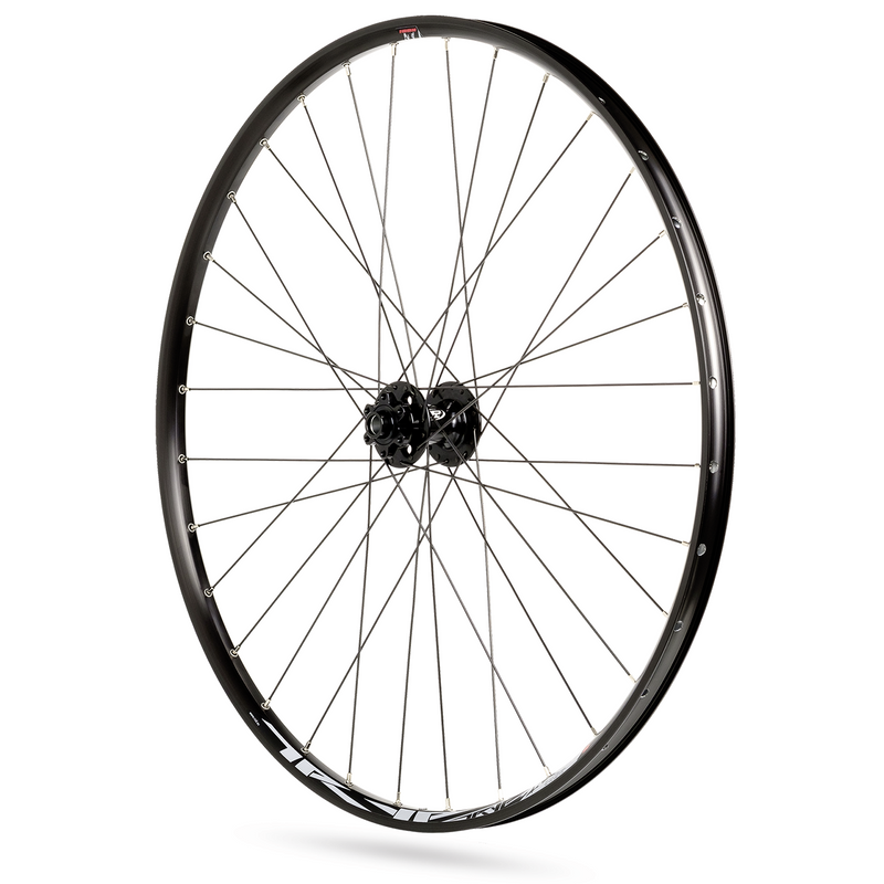 Wielset Rodi TRYP 25 27.5" met steekas 15x100 en snelspanner 9x135 - 6 bouts remschijfbevestiging -