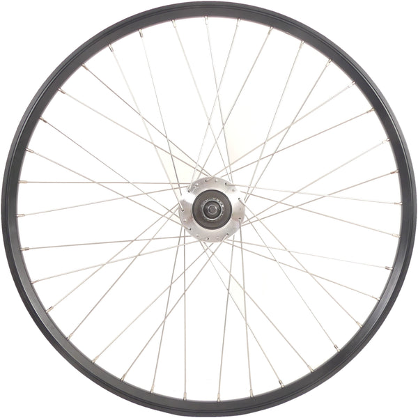 Achterwiel 28" / 622 x 19C met Shimano Nexus 7 naaf voor rollerbrake - zwarte geslepen velg met RVS