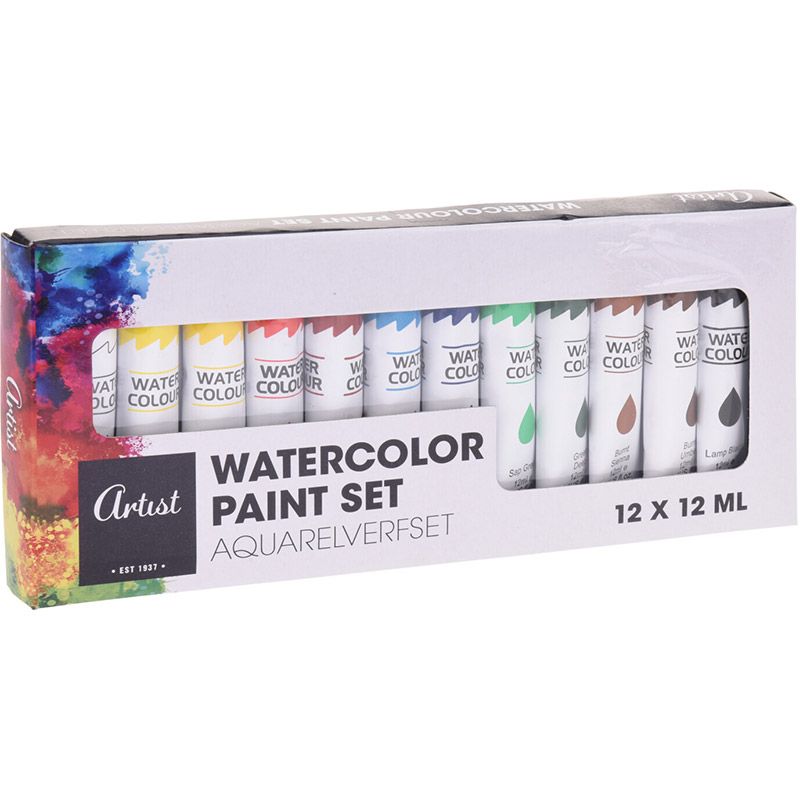 Aquarelverf, 12st.