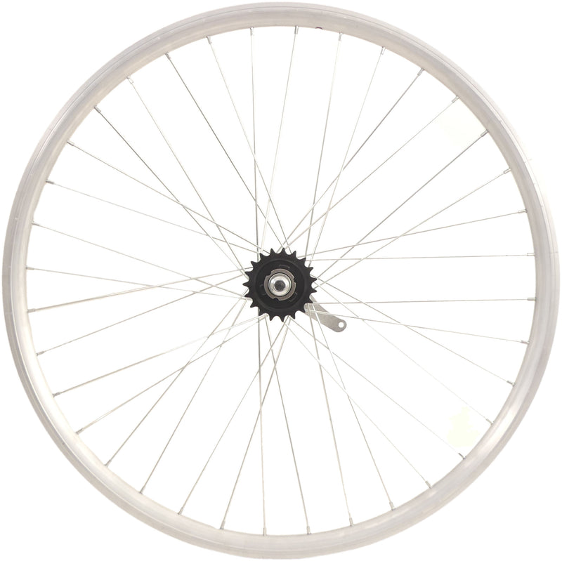 Achterwiel 28" / 622x18 met remnaaf en dubbelwandige aluminium velg