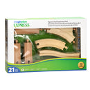 Houten Rails Uitbreidingsset, 21dlg.