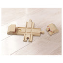 Houten Rails - Kruispunt met Stootblokken