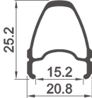 Wielset Rodi Stradale 28" race - 10/11 speed Shimano - QR