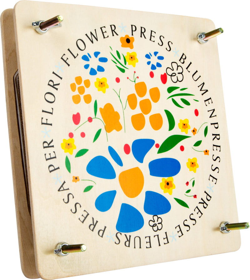 Small Foot - Houten Bloemenpers, 18x18cm
