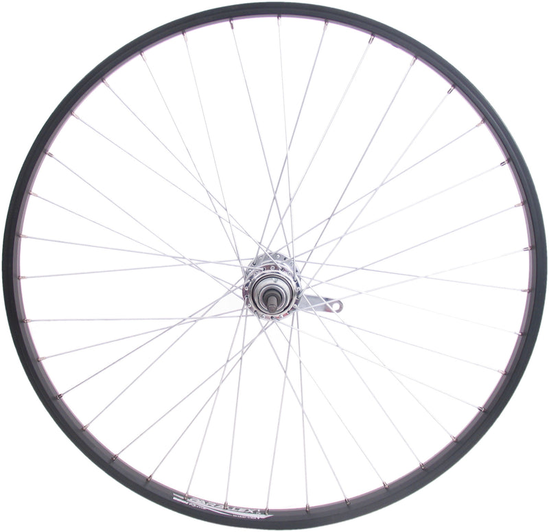 Achterwiel 26" ATB aluminium Favorit remnaaf - zwart
