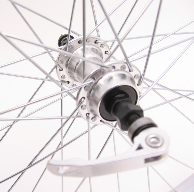 Achterwiel 28" / 622*21 Rodi Parallex velg - freewheel naaf met snelspanner - zilver