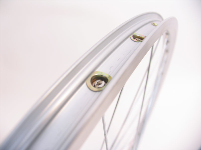 Achterwiel 28 x 1/4"  ZAC19 Freewheel vast - zilver