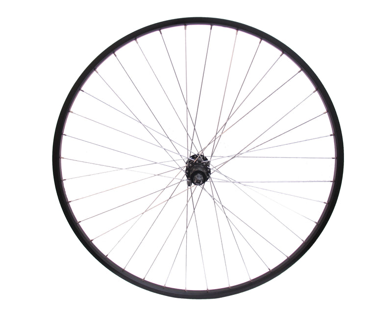 Achterwiel 28 x 1/4" aluminium Sunrace HBM53 8-speed - zwart