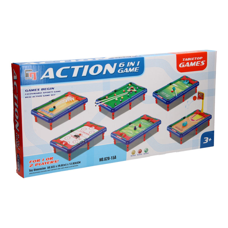 Tafelspellen, 6in1