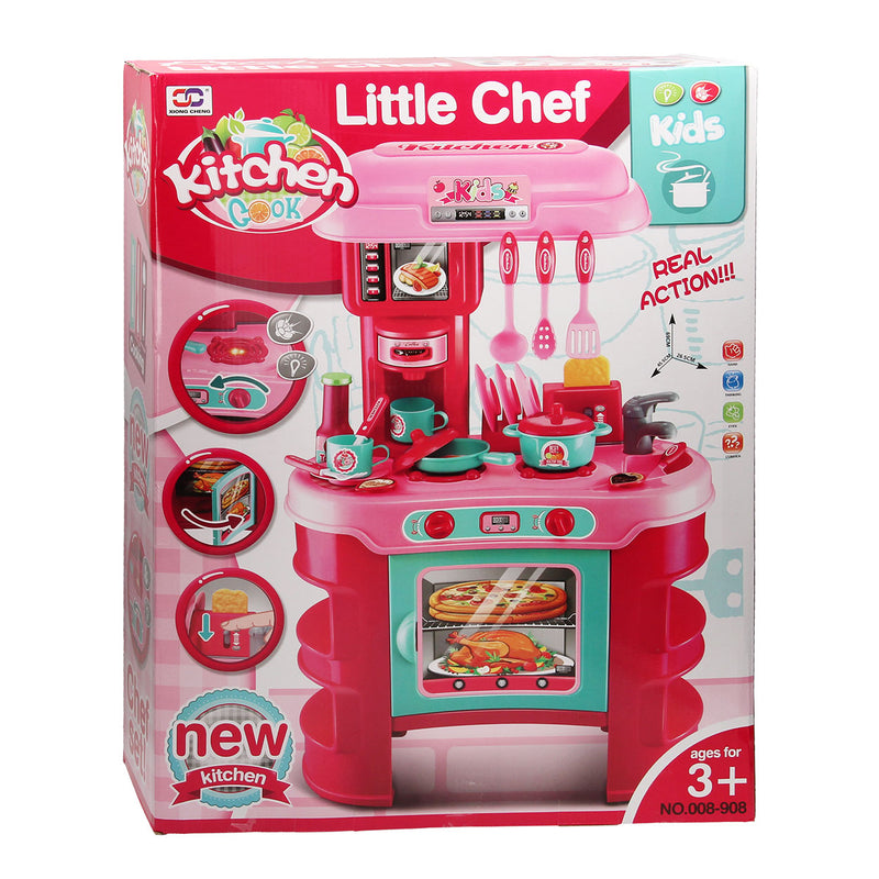 Kinderkeuken met Licht en Geluid Roze