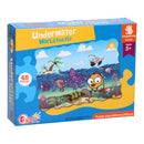 Vloerpuzzel Onderwaterwereld, 45st.
