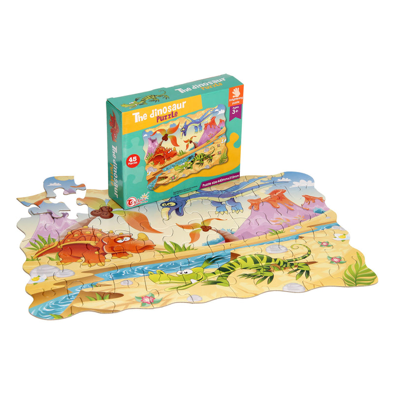 Vloerpuzzel Dinosaurus, 45st.