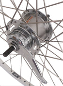 Achterwiel 28" / 622 x 19C Ryde ZAC19 velg met Shimano Nexus 7 rollerbrake naaf - zilver