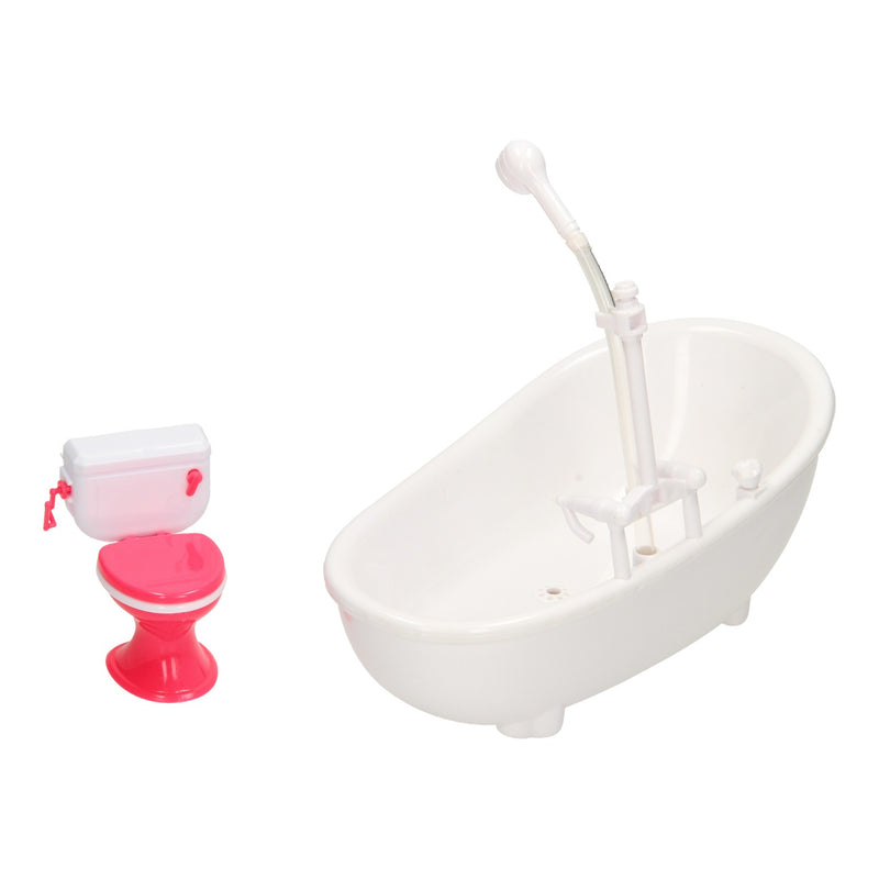 Poppenbad met Accessoires