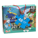 Vloerpuzzel XL Huisdieren Feest, 48st. (90x60cm)