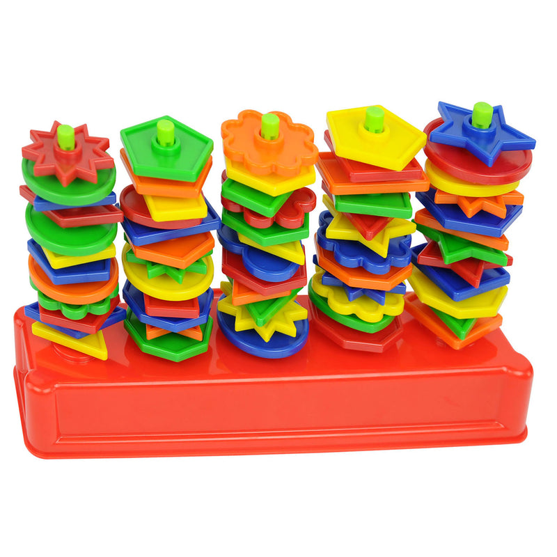 Geometrische Vormen Sorteren, 56dlg.