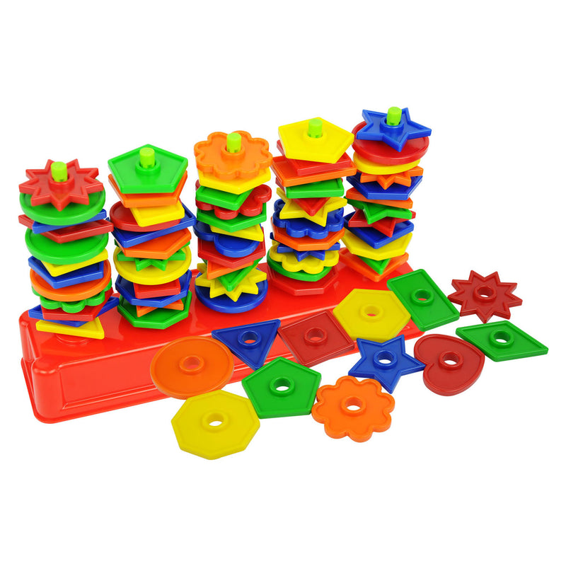 Geometrische Vormen Sorteren, 56dlg.