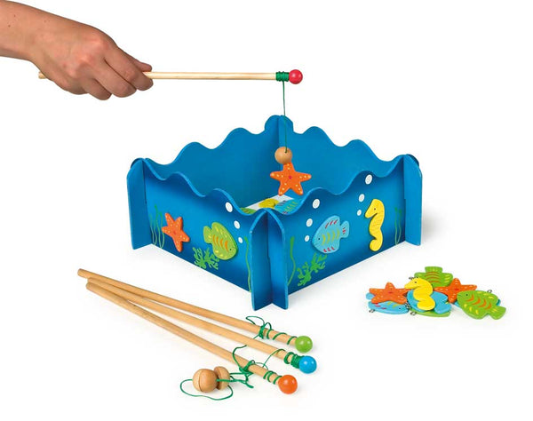 Small Foot - Houten Vishengelspel Oceaan